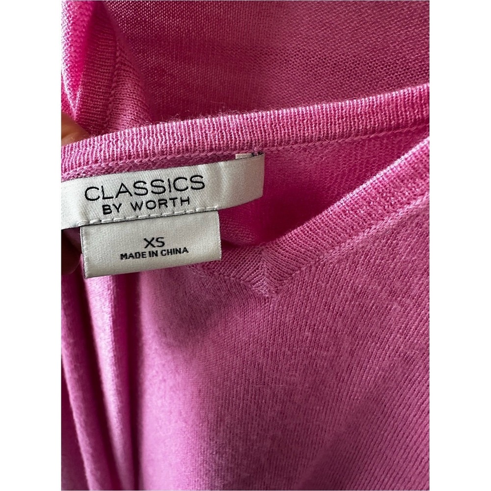 Worth Pink Lightweight Knit cashmere Cardigan Set - Picture 7 of 7